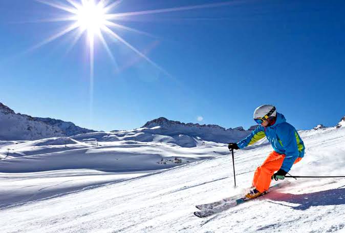 Auli skiing