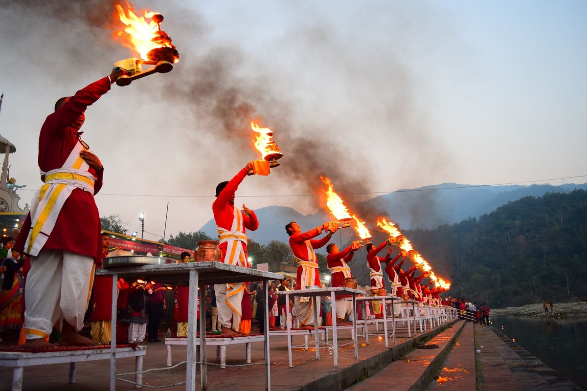 Triveni Ghat Aarti